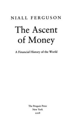 The Ascent of Money book cover