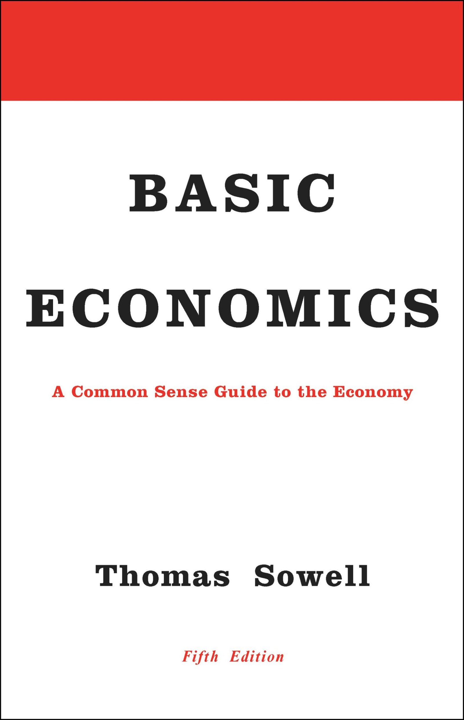 Original cover of Basic Economics by Thomas Sowell