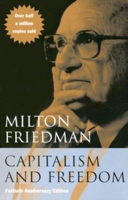 Capitalism and Freedom book cover by Milton Friedman