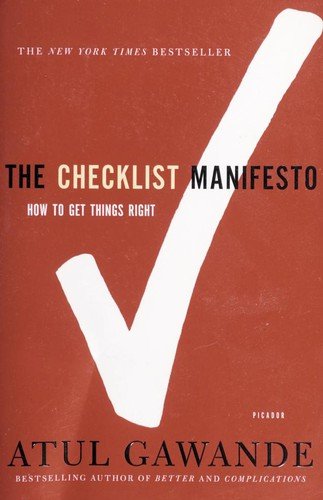 The Checklist Manifesto by Atul Gawande book cover