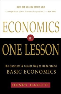 Original cover of Economics in One Lesson by Henry Hazlitt