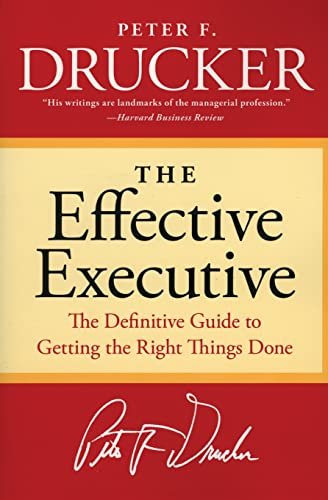 The Effective Executive by Peter F. Drucker book cover