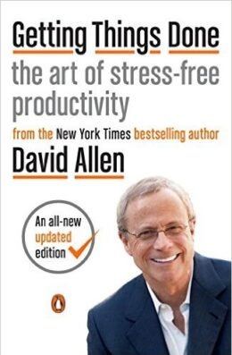 Getting Things Done: The Art of Stress-Free Productivity by David Allen, matched edition cover