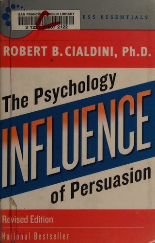 Influence: The Psychology of Persuasion by Robert B. Cialdini, revised edition book cover