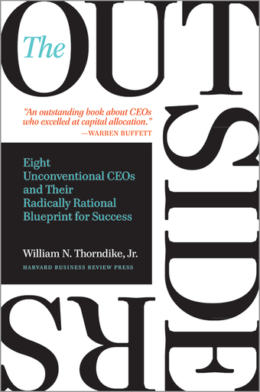 The Outsiders by William N. Thorndike Jr. book cover