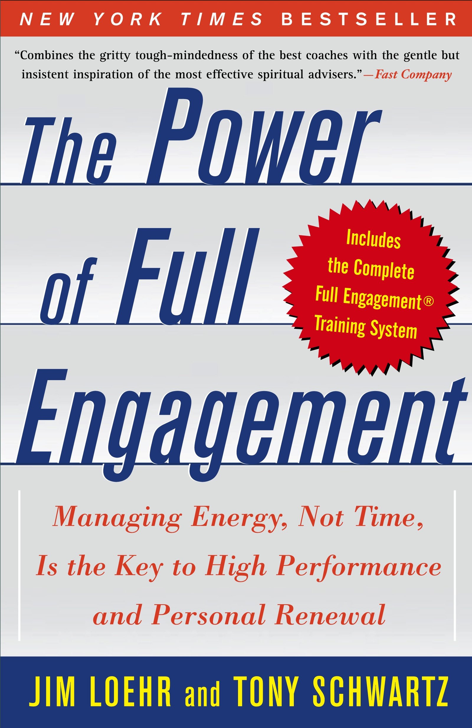 The Power of Full Engagement book cover by Jim Loehr and Tony Schwartz