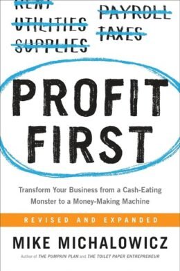 Profit First by Mike Michalowicz, matched Amazon.com hardcover edition cover