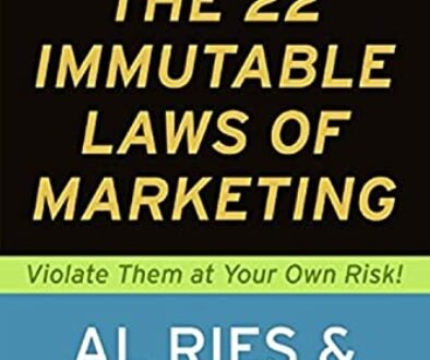 The 22 Immutable Laws of Marketing book cover by Al Ries and Jack Trout