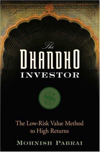 Original cover of The Dhandho Investor by Mohnish Pabrai