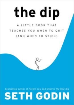 The Dip: A Little Book That Teaches You When to Quit (and When to Stick) by Seth Godin, matched 2007 edition cover