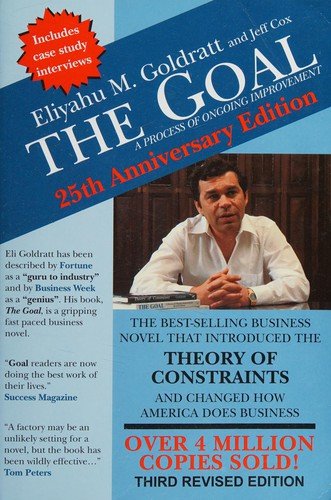 The Goal: A Process of Ongoing Improvement by Eliyahu M. Goldratt and Jeff Cox book cover