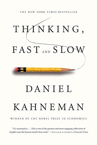Thinking, Fast and Slow by Daniel Kahneman, Amazon.com edition cover