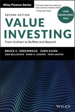 Original cover of Value Investing: From Graham to Buffett and Beyond