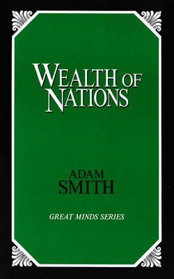 Original cover of The Wealth of Nations by Adam Smith