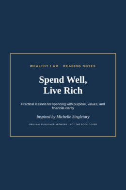Original publisher artwork for Spend Well, Live Rich by Michelle Singletary