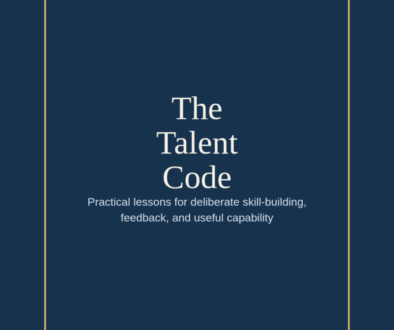 Original Wealthy I AM reading-notes illustration for The Talent Code by Daniel Coyle