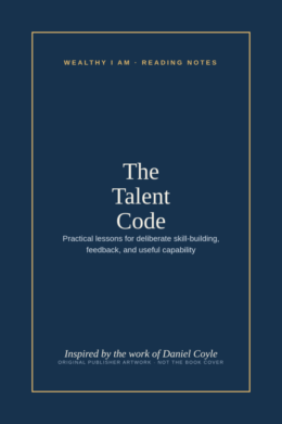 Original publisher artwork for The Talent Code by Daniel Coyle